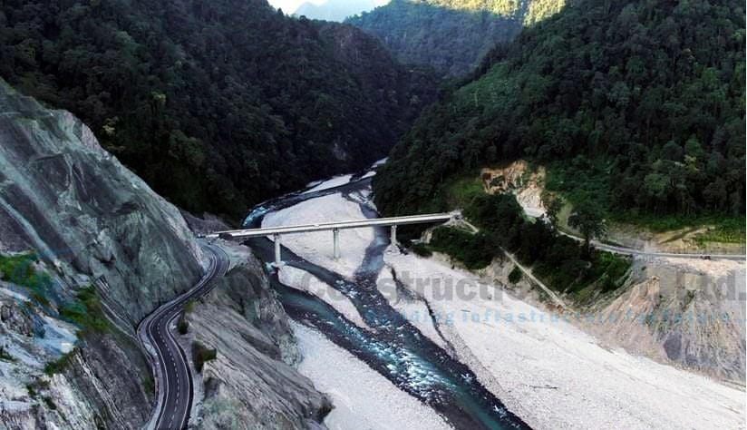 Major Bridge Across River Sisseri at Pasighat, Arunachal Pradesh