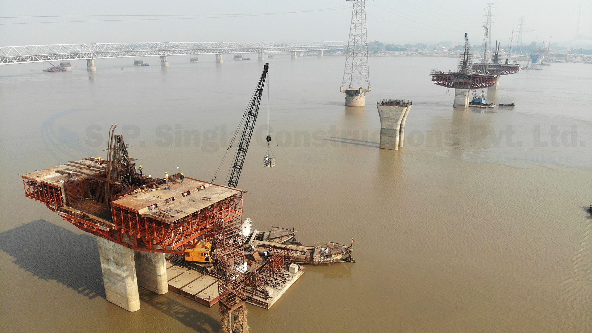 Extradosed Bridge across the Ganges on NH-31 Aunta-Simaria, Mokama (JV)