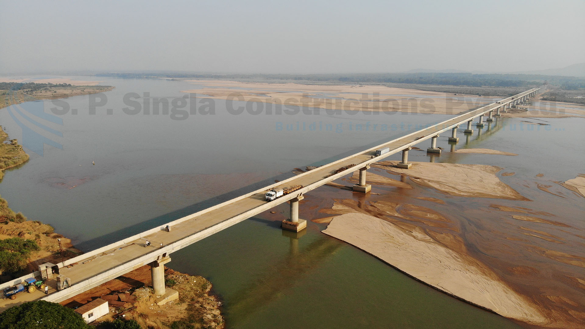 3 Lane High Level Bridge across river Brahmani in Dhenkanal District, Odisha