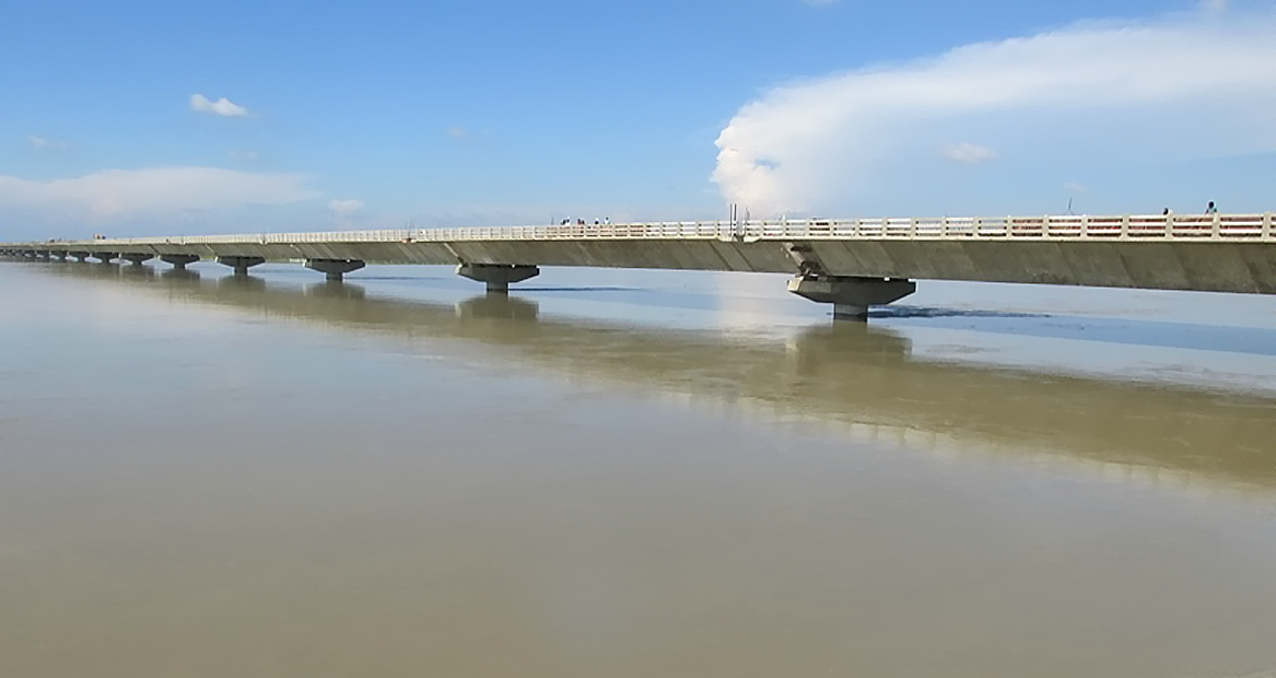 2.200 Km long 4 lane High Level Bridge over river Koshi in Dist. Bhagalpur, Bihar