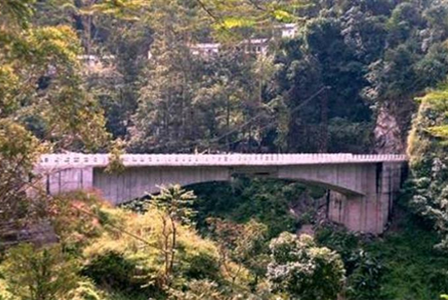 A Bridge over river Rang Rang under project Dantak in Sikkim.