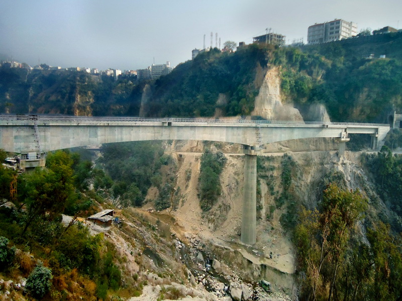 A Balance Cantilever Bridge at Banganga in Katra,J&K
