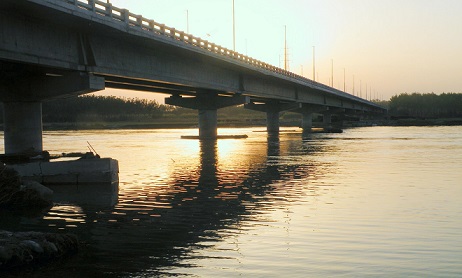 2 Lane High Level Bridge over river Satluj in Bungasahib,Sarai Ka Pattan in Ropar Dist,  Punjab.
