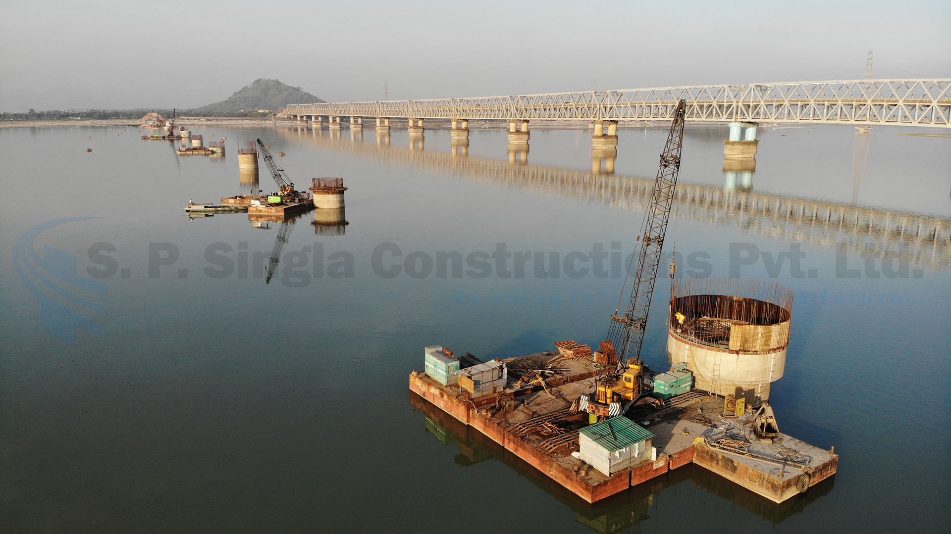 Construction of new 2 Lane Bridge across Brahmputras at Jogighopa in the state of Assam