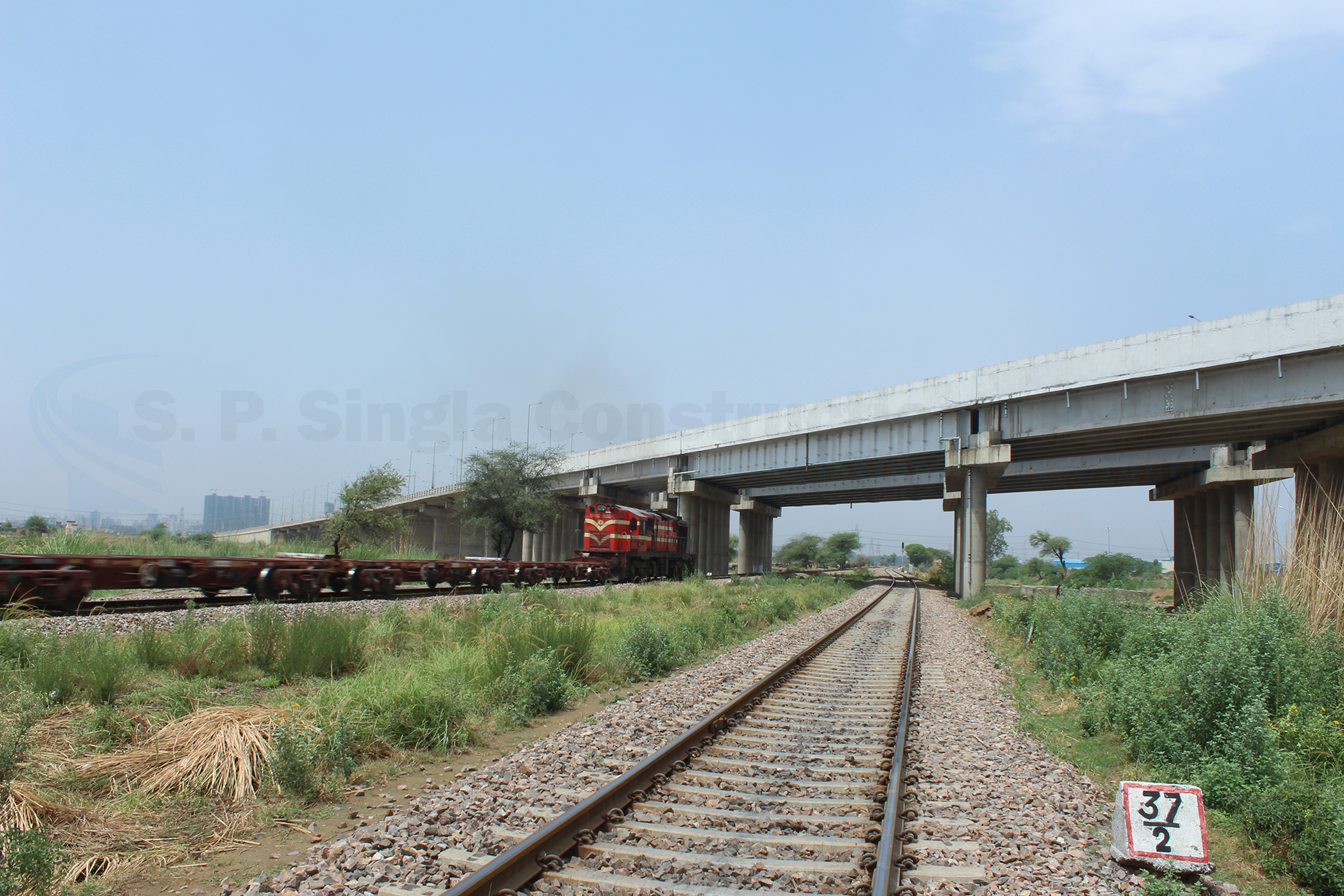 8 Lane Road Over Bridge (ROB) in Gurgaon, Haryana
