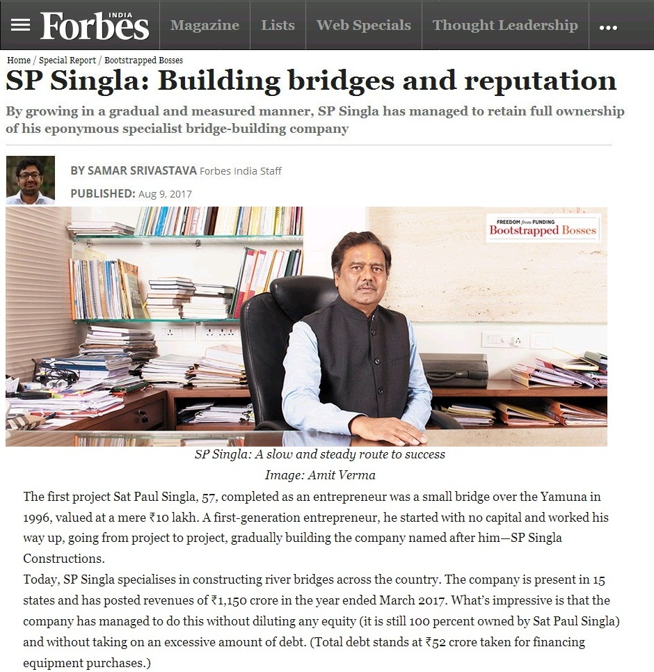 A recent article from Forbes India