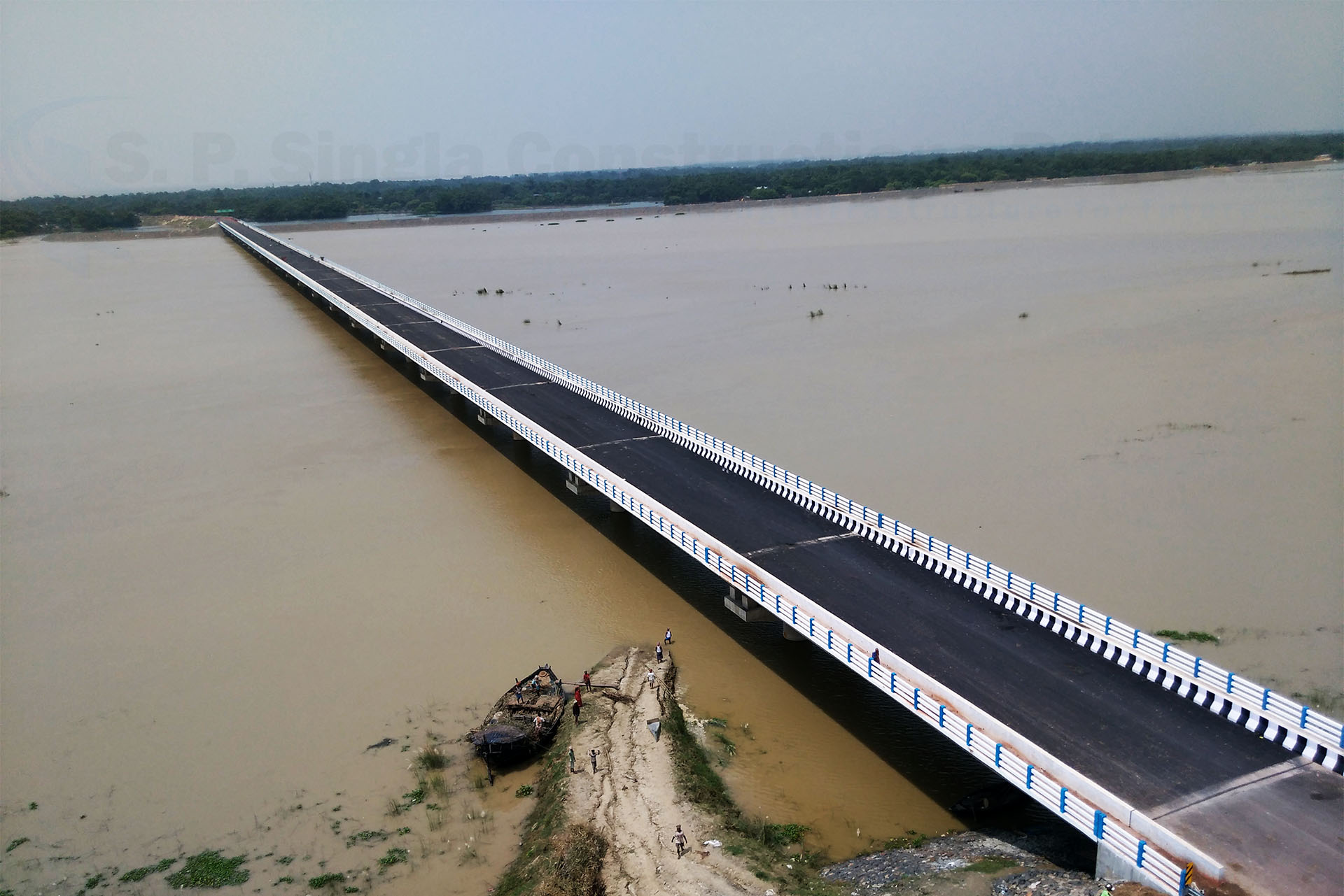 1.056 Km long Bridge project on river Fulahar at Nakatti Point in West Bengal.