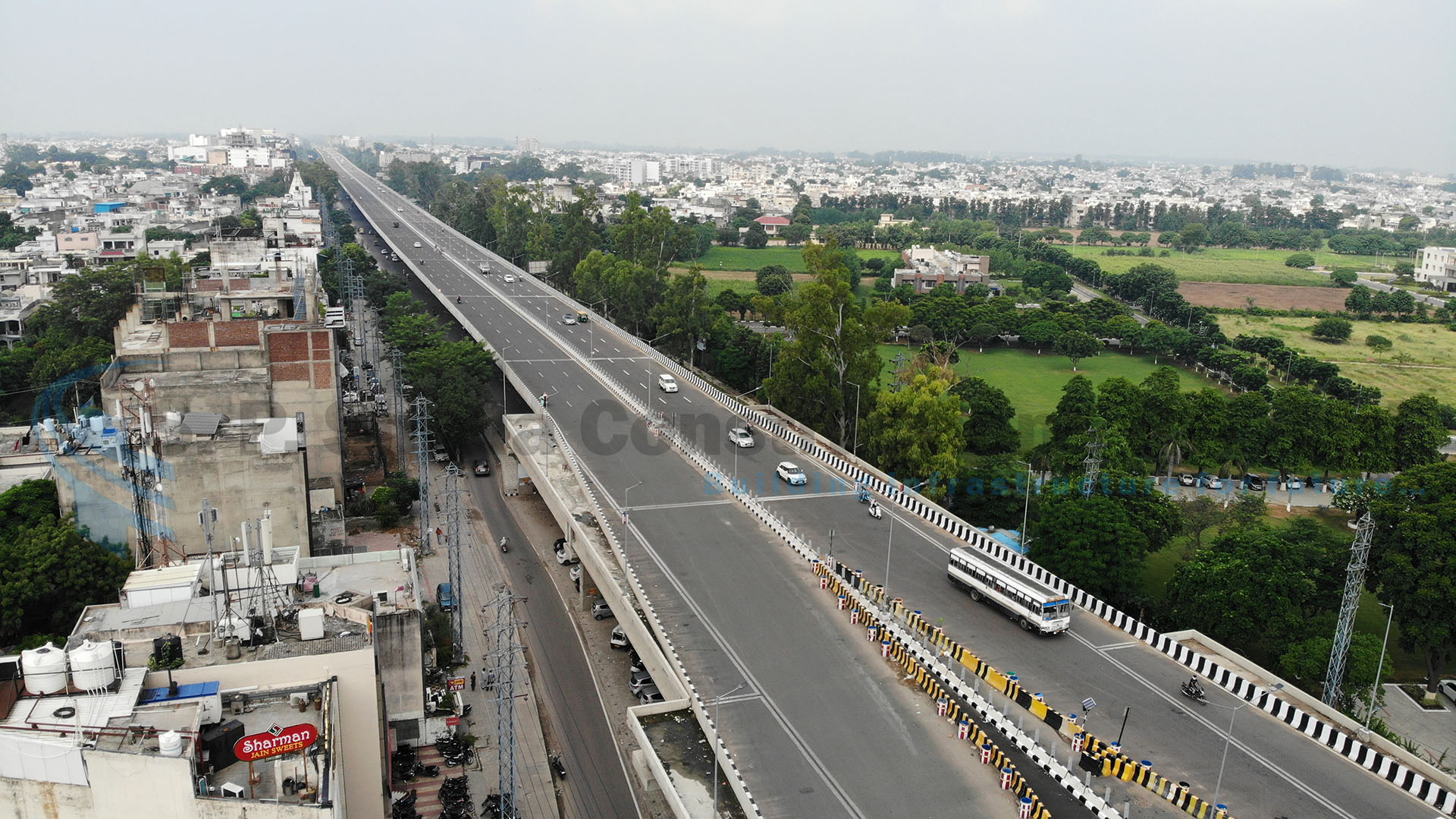 Partially access controlled 4 Lane Elevated Highway between Samrala Chowk to Ludhiana Municipal Limit of NH-95 in Punjab