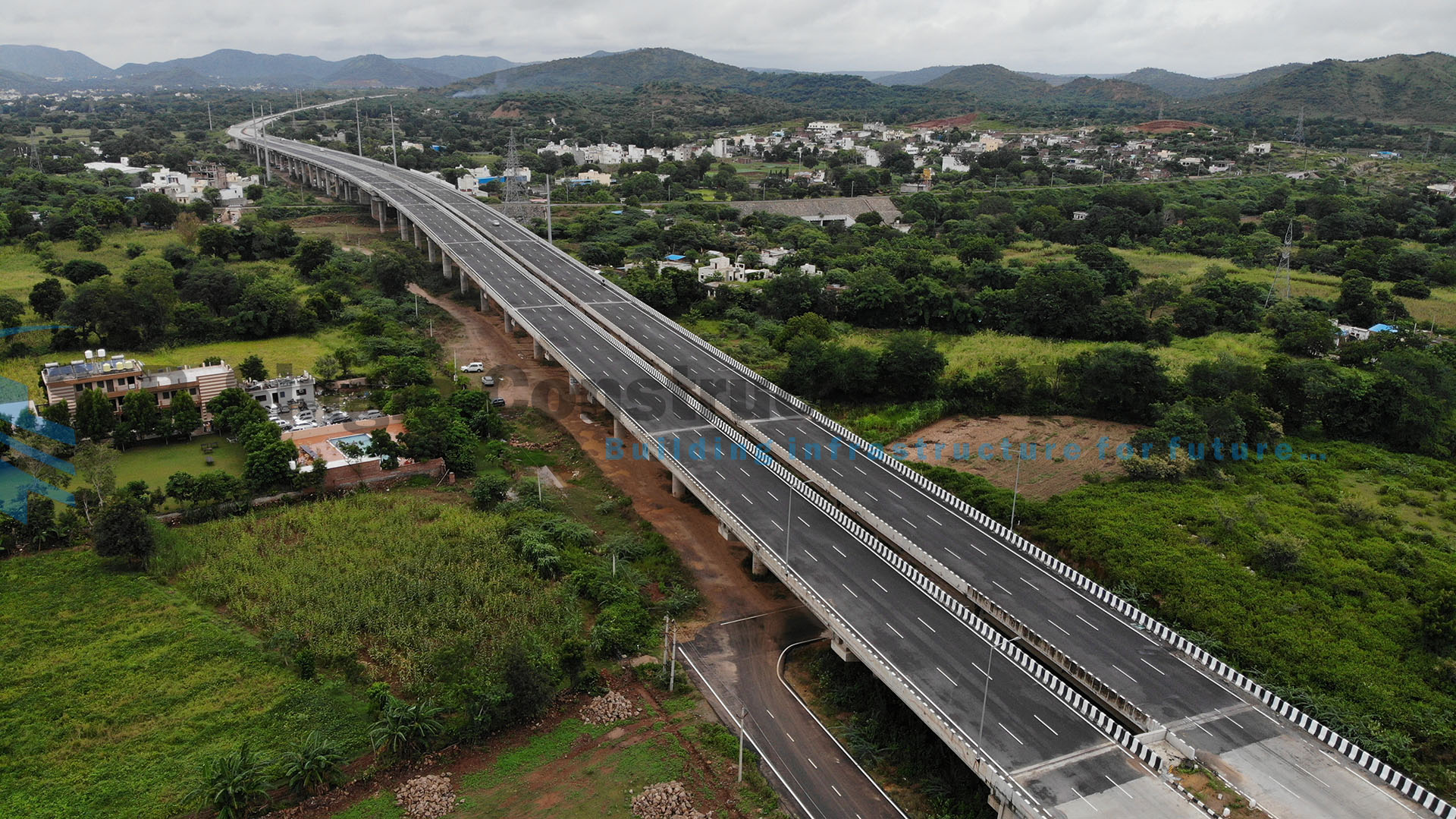 Structure works on 23.883 Km Long, 6 Lane Udaipur Bypass under NHDP in Rajasthan