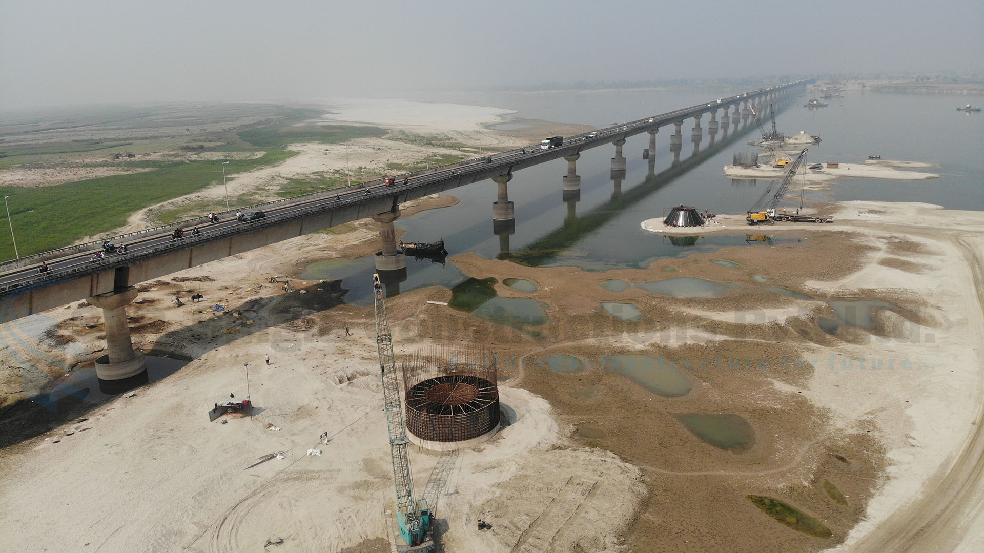 4 Lane Bridge across the Ganges parallel to existing Vikramshila Setu in the State of Bihar