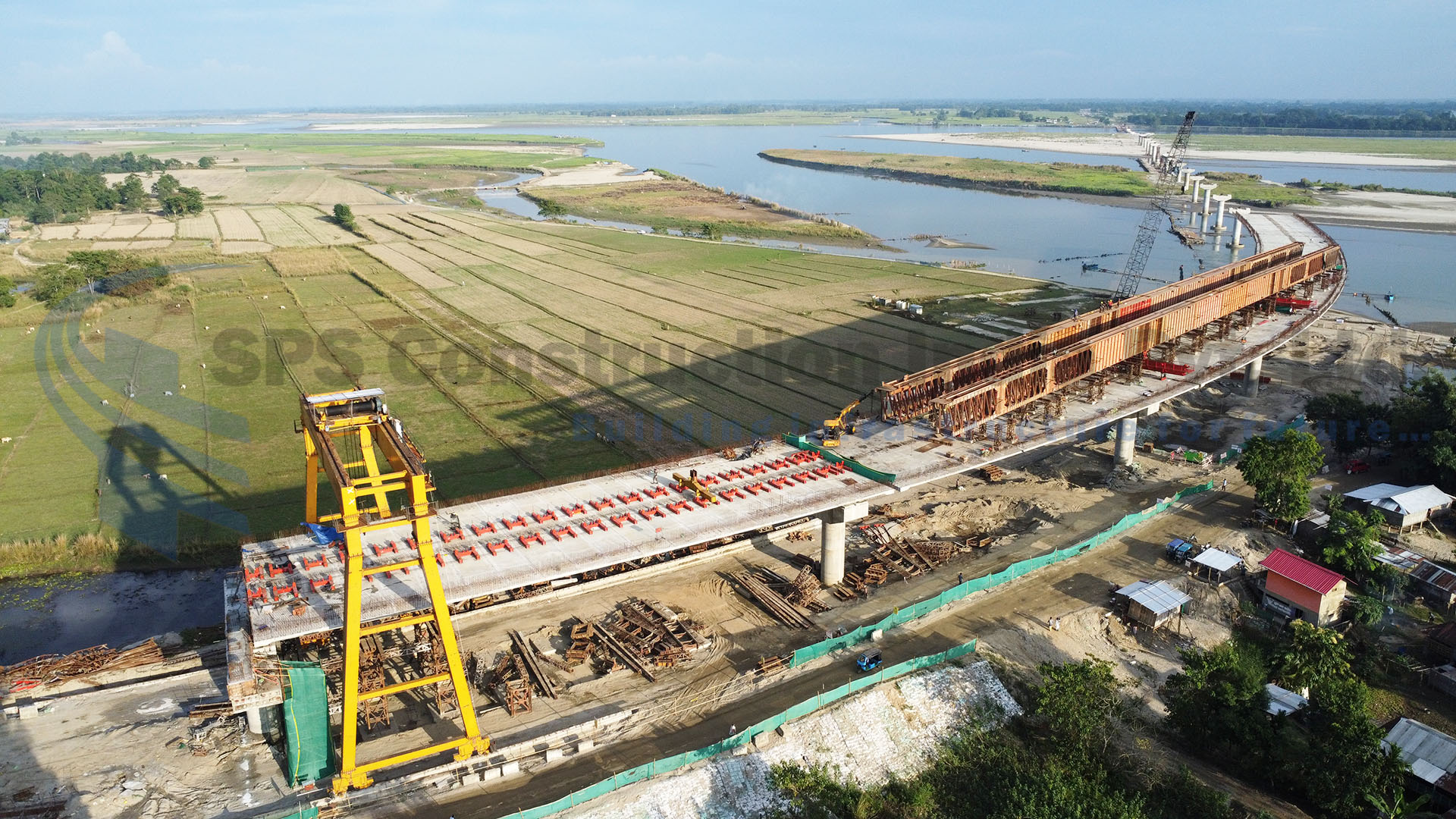 Improvement and upgradation of road from Malichapori, Majuli to Bongalmara, Lakhimpur & construction of two major bridges over river Luit and Subansiri